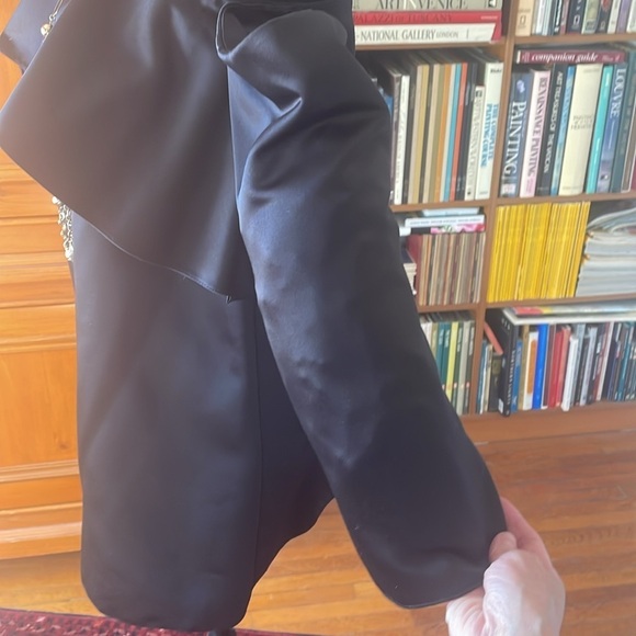 🔥Zara Black Sateen Off-the-Shoulder Top Size Medium🔥 🥳 - Picture 5 of 13